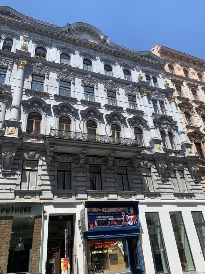 Großzügiges Apartment mit Lounge nähe Naschmarkt Wien Exterior foto